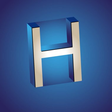logotypeh/çizim şirket harf H, marka logosu simgesi H öğe ve iş kalıp vektör logo, izometrik, harfi H, mektup grafik tasarım kümesi ile 3d form belirtilir