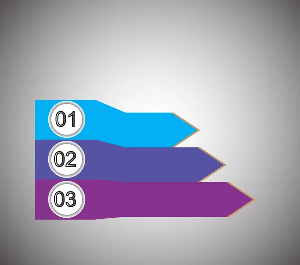 Üç renk Infographics/üç renk üç kredi bir Infographic rakamdır. Metin, site, dergi, sunumlar, yeni infographics için Infographics.
