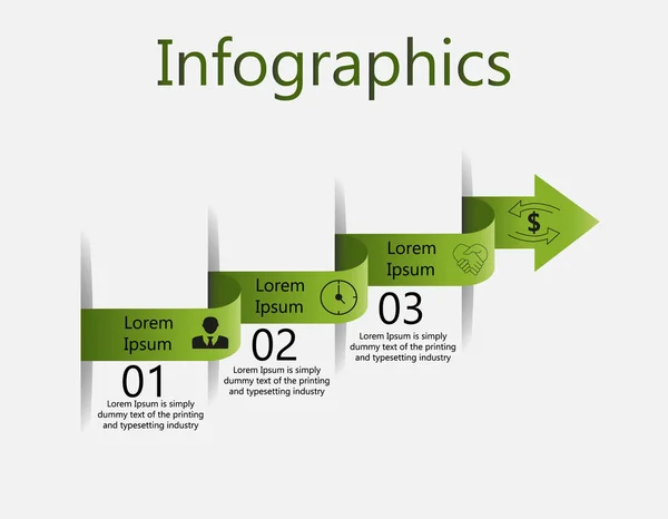 Visualisering Forretningsdata Infografi Skjema Prosesselementer Som Bruker Grafer Diagrammer Rektangler – stockvektor