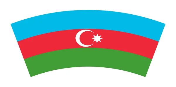 Imagen Bandera Azerbaiyán Estado Simbolismo País Patriotismo Bandera Con Rayas — Archivo Imágenes Vectoriales