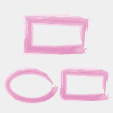 Metin, proje, sunum, iş, reklam için çerçeveler pembe. Proje, sunum, iş, çocuklar için afiş.