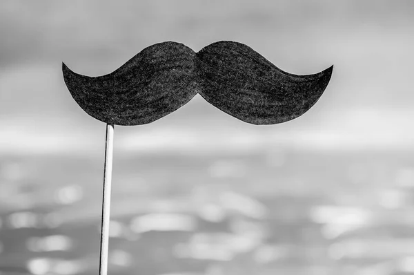 Symbool Van Movember Poster Banner Besef Van Gezondheidskwesties Van Mannen — Stockfoto