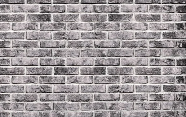 Black White Brick Wall Background Texture Bricks Old Vintage Brick — Stock Photo, Image