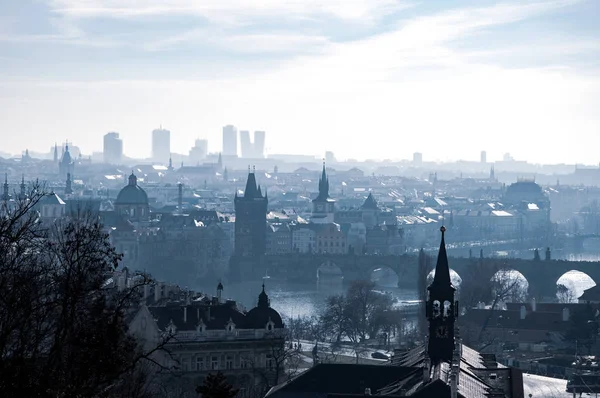 Panorama view to Prague — Stock Photo, Image