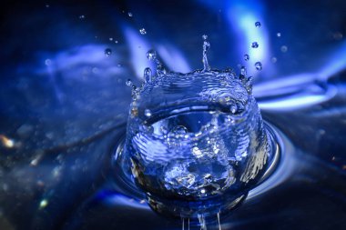 Taç yapma suya düşen su damlası