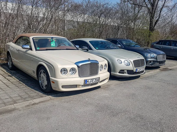 Bentley auto winkel in München — Stockfoto