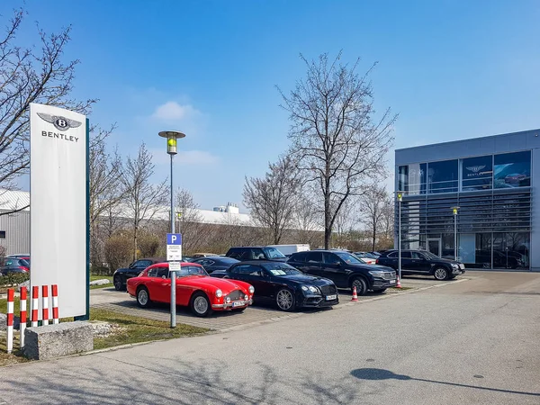 Tienda de coches Bentley en München — Foto de Stock