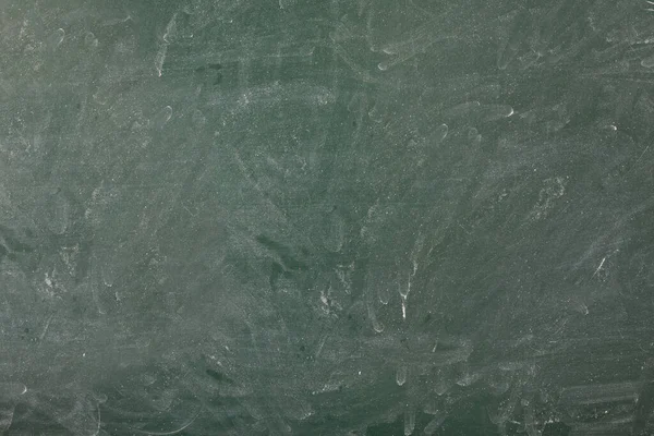 Green College Blackboard Erased Dirty Chalk Space Write Horizontal Composition — Stock Photo, Image