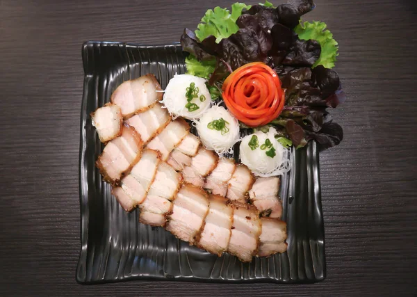 Banh Hoi Sau Carne Porc Grătar Tăiței Mâncare Vietnameză — Fotografie, imagine de stoc