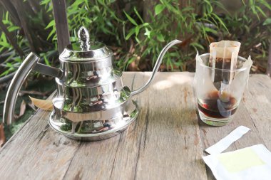 filtre kahve veya sıcak kahve ve çay potu