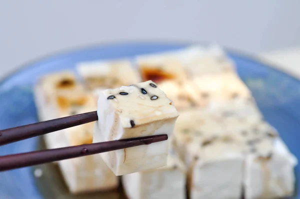 Tofu Tofu Haricots Sésame — Photo