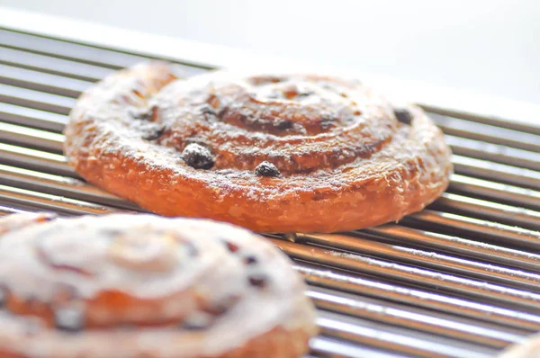 Deens Gebak Zoete Roll Koffie Roll — Stockfoto