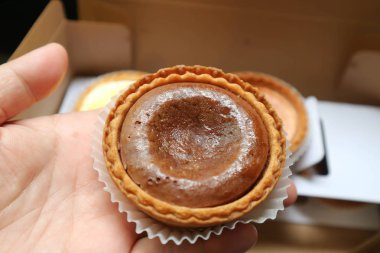 çikolatalı pasta veya el çikolata tart