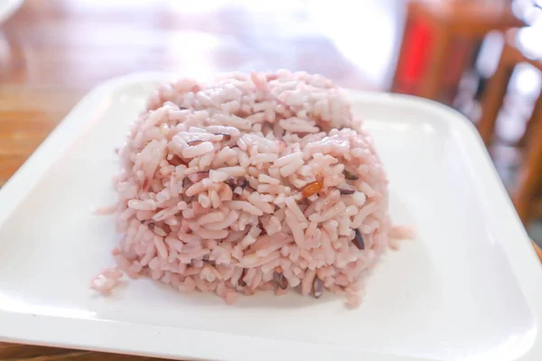 Beras Nasi Setengah Matang Atau Nasi Cincang Atau Nasi Thailand — Stok Foto