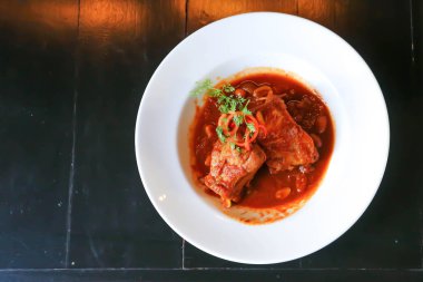 et suyu, komposto domuz eti Tayland Gıda