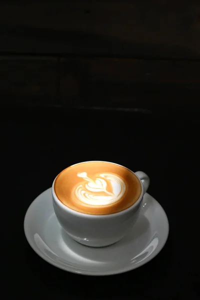 Kopi Atau Kopi Panas Atau Cappuccino Panas Atau Latte Panas — Stok Foto