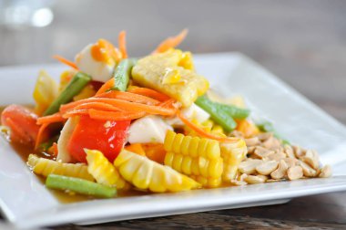 meyve salatası veya baharatlı salata, Tayland Gıda