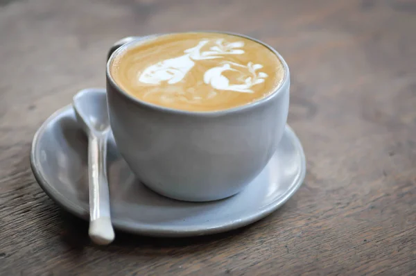 Warme Koffie Warme Mokka Warme Cappuccino Hete Latte — Stockfoto