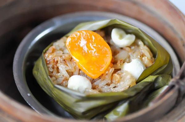 Zongzi Arroz Chino Tradicional Albóndigas Bambú —  Fotos de Stock