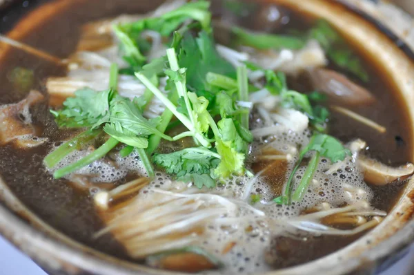 Bak Kut Teh Makanan Hokkien Atau Makanan Cina — Stok Foto