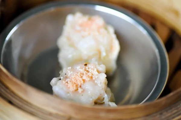 Chinesische Snacks Mit Garnelen Und Shrimp Gefüllt Dim Sum — Stockfoto