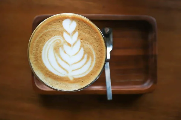 Café caliente o café con leche — Foto de Stock