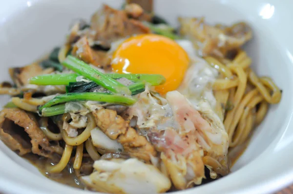 麺、中華麺、卵麺 — ストック写真