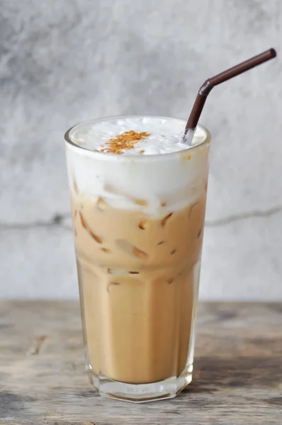 Eiskaffee oder Eiscappuccino, Kaffee — Stockfoto