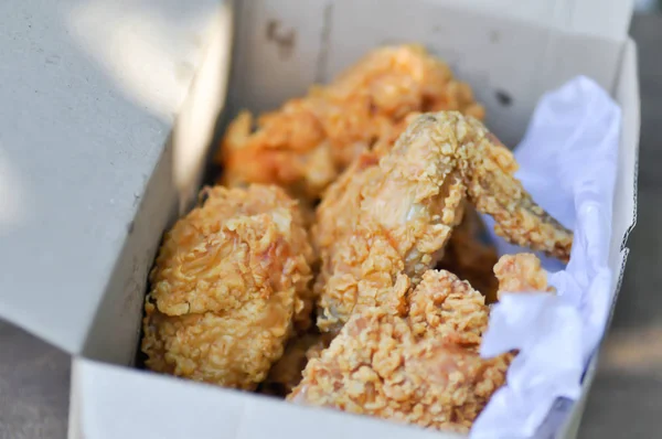 Smažené kuře, smažený kuře — Stock fotografie