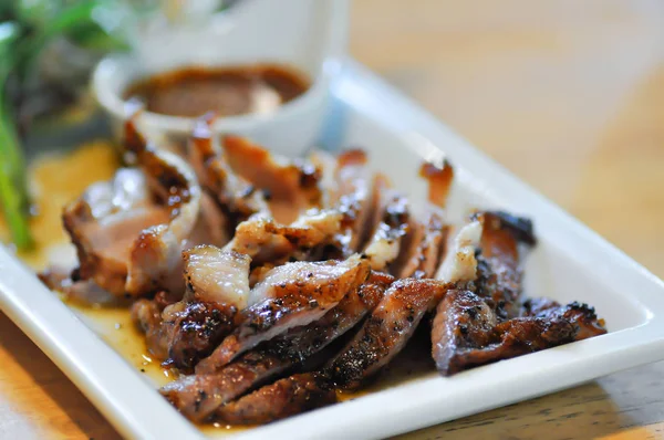 Perut babi, daging babi panggang atau daging babi panggang — Stok Foto