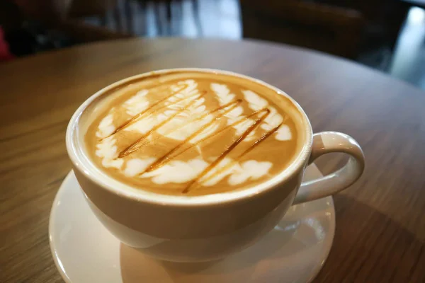 Caffè, caffè cappuccino o caffè caldo — Foto Stock
