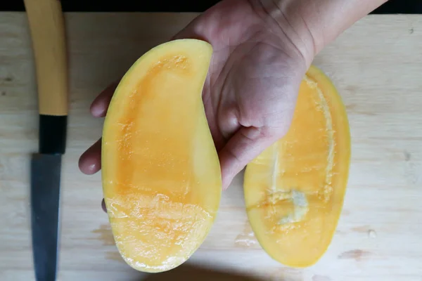Mangó vagy vágott mangó — Stock Fotó