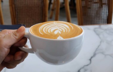 kahve, kapuçino kahve veya sıcak kahve 