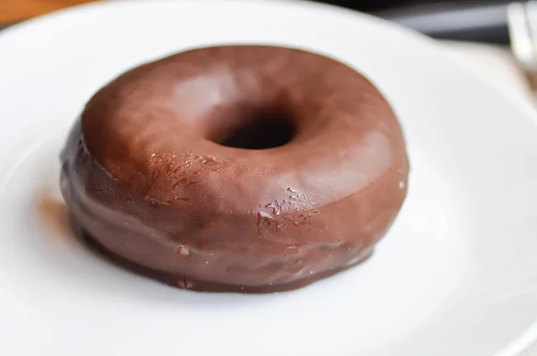 Donut, chocolate donut — Stock Photo, Image