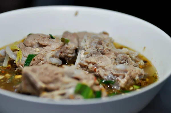 Sopa ou sopa de costelas de porco — Fotografia de Stock