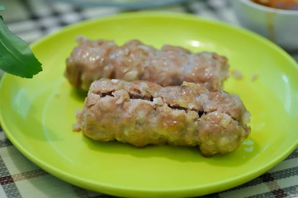 Pork sausage or Vietnamese pork sausage — Stock Photo, Image