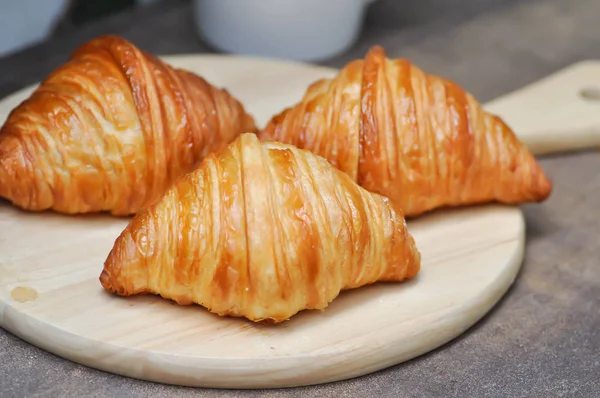 Croissant, croissants franceses — Fotografia de Stock