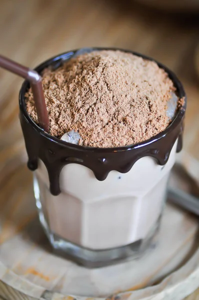 아이스 초콜릿, 아이스 코코아 — 스톡 사진