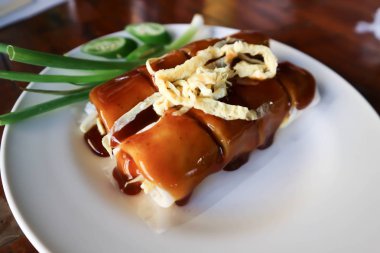 pirinç rulo, taze rulo veya sebze rulo 