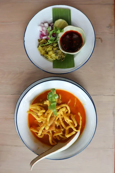 Nudeln Thai Nudeln Oder Traditionelles Thailändisches Essen — Stockfoto