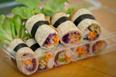 Ekmek rulo, rulo veya sebze rulo