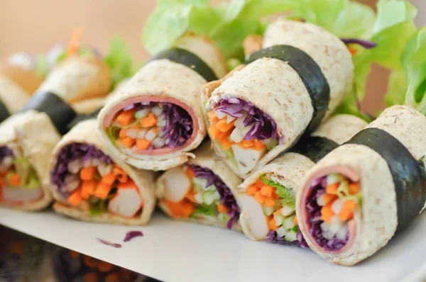 Bread Roll Rolls Vegetable Rolls — Stock Photo, Image