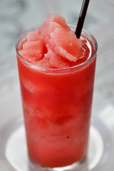 Watermelon Juice Watermelon Smoothie Blended Watermelon — Stock Photo, Image