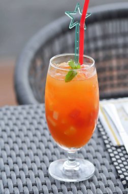 mocktail, meyve suyu veya portakal suyu