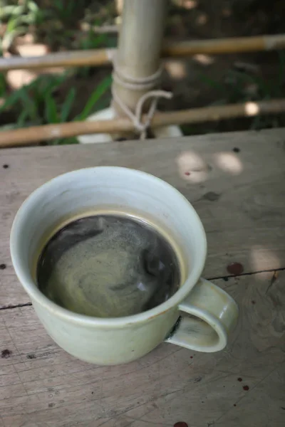 Americano Kávé Vagy Forró Americano Forró Amerikai Kávé — Stock Fotó