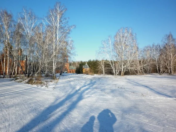 Zima Křesle Krásný Výhled — Stock fotografie