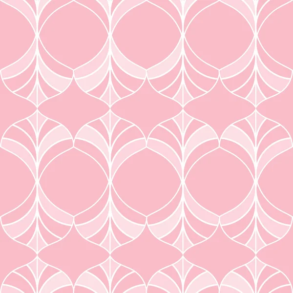 Géométrique couleur rose clair sans couture motif impression fond . — Image vectorielle