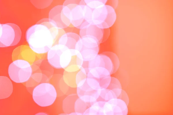 Blurry Christmas Lights Pink Background Pink Background Christmas — Stock Photo, Image