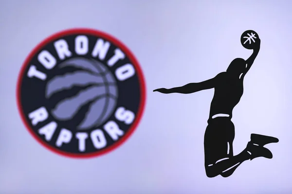 New York Usa Jun 2020 Toronto Raptors Basket Club Logo — Stockfoto