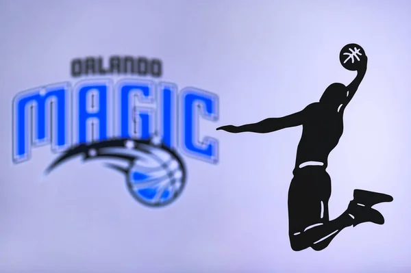New York Usa Jun 2020 Orlando Magic Basket Club Logo — Stockfoto